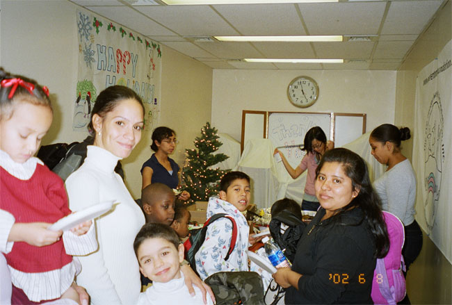 Third Annual Christmas/Chanukah Party  at Mt. Sinai Pediatric Clinic By Vicki Fenton
